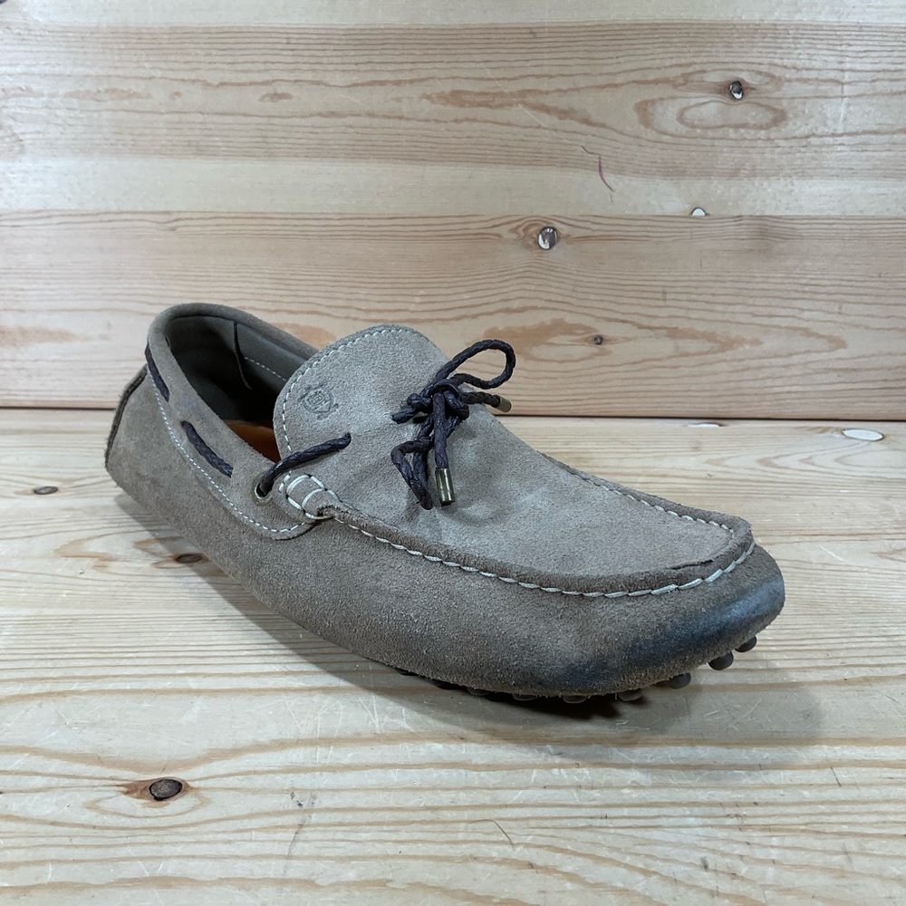 Massimo Dutti Driving Moccasins Shoes Men’s 8 EU 41 Tan/Brown Suede 265/95